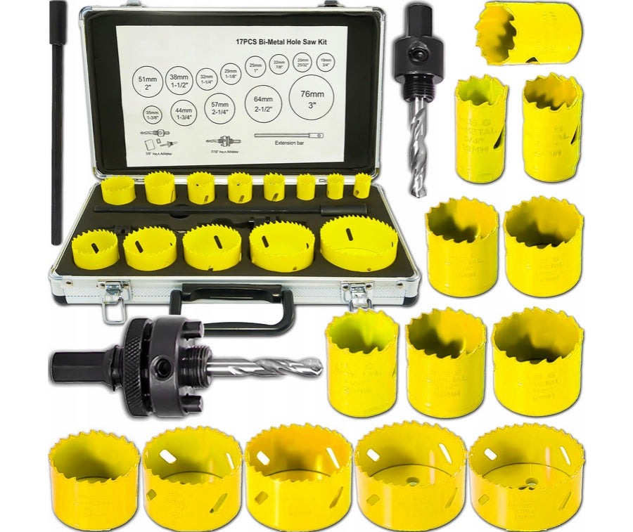 FORAMINIFERA FOR METAL WOOD DRILL SET BIMETAL FORAMINIFERA BI-METAL 17
