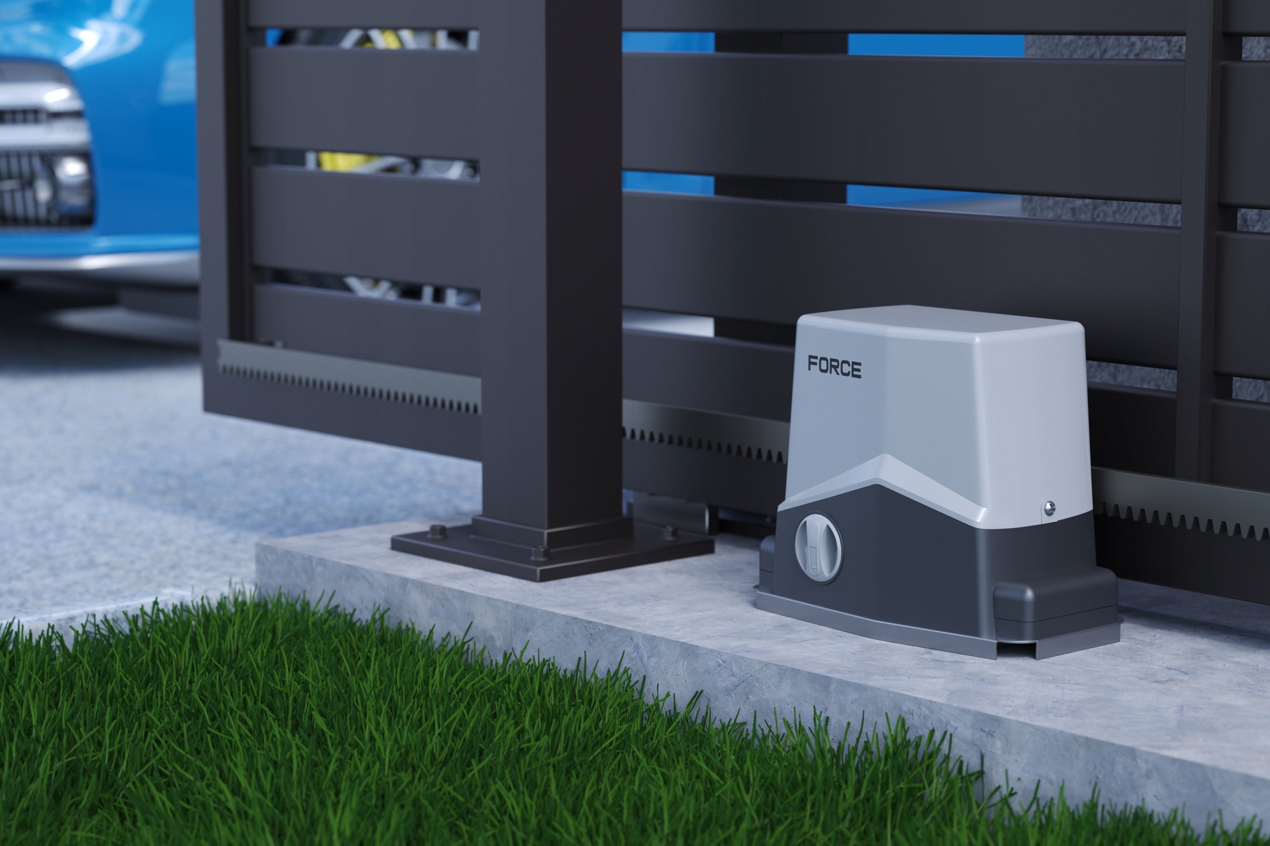 FORCE TITANIUM SL600 DRIVE FOR SLIDING GATES UP TO 600kg, LED LAMP, Drive type for sliding gates