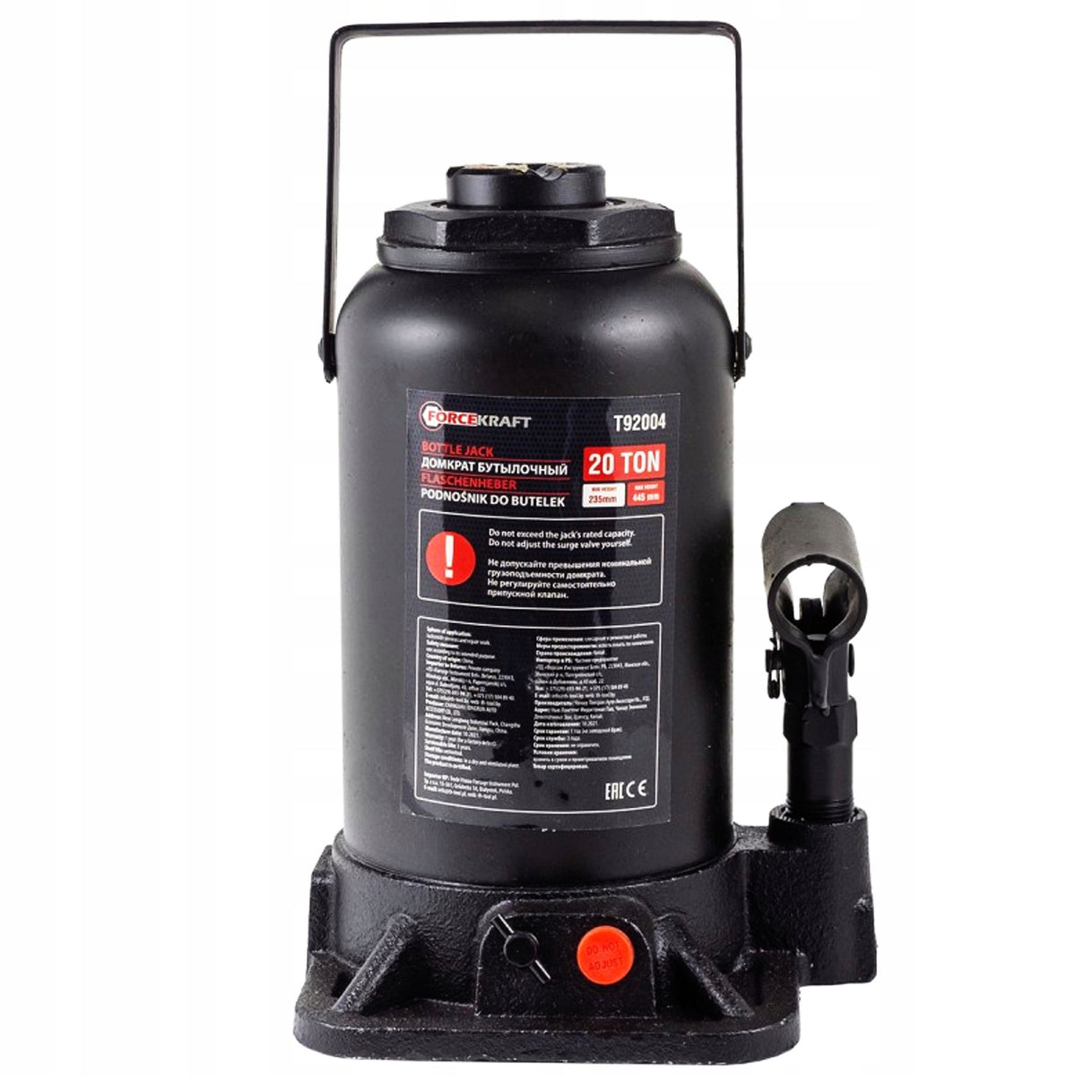 FORCEKRAFT HYDRAULIC bollard lift 20 TONS UNIVERSAL jack Brand Forcekraft
