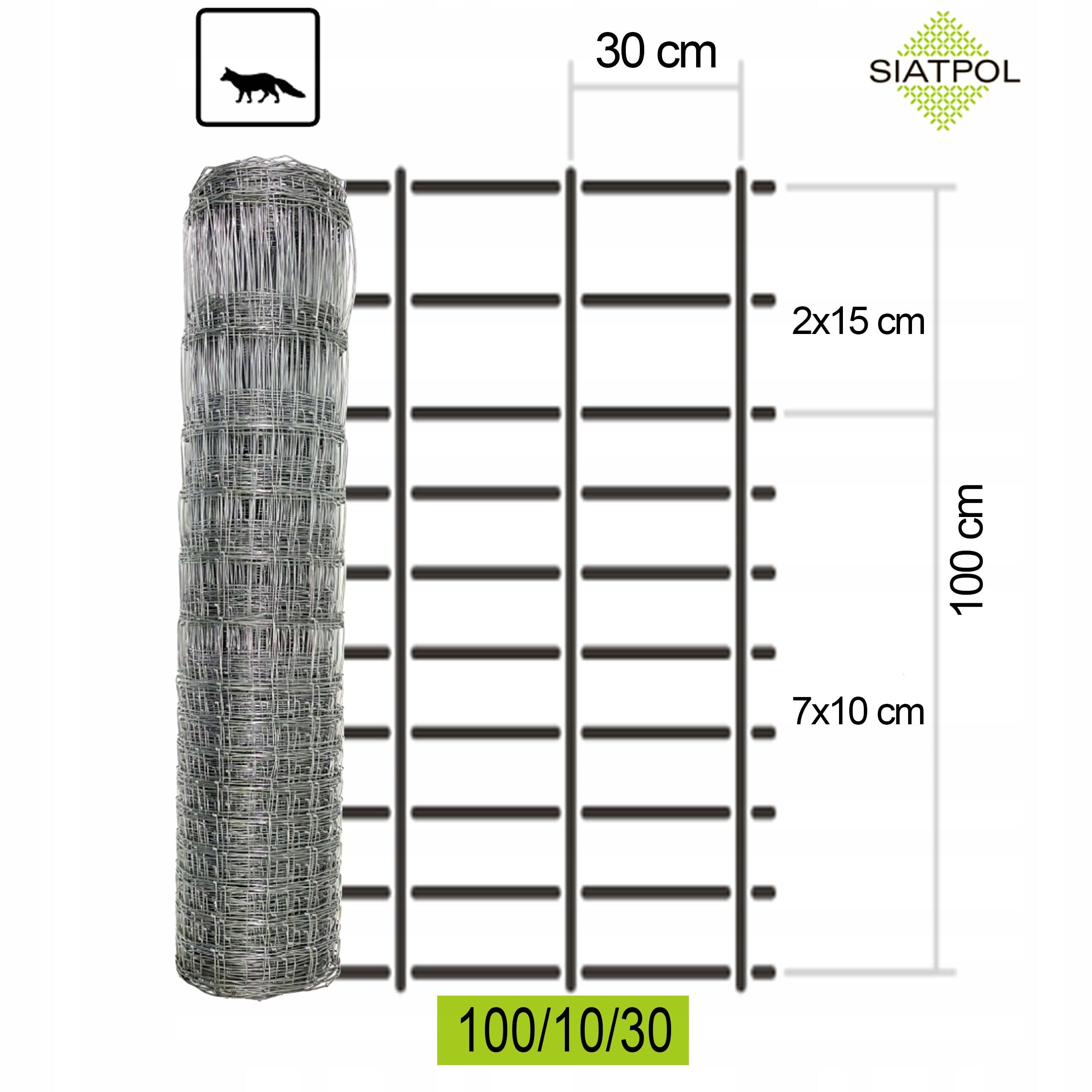 FOREST FENCE MESH 100cm height roll 50m