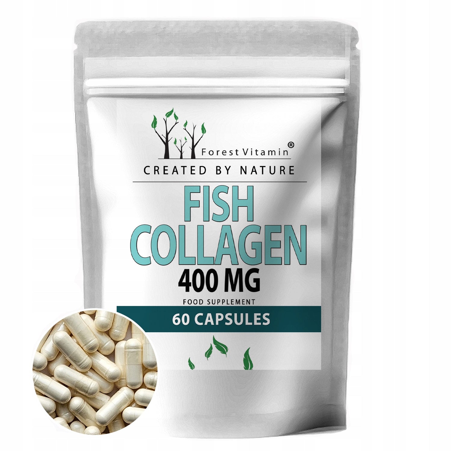 FOREST MARINE COLLAGEN FISH 400mg FOR JOINTS BONES HAIR SKIN