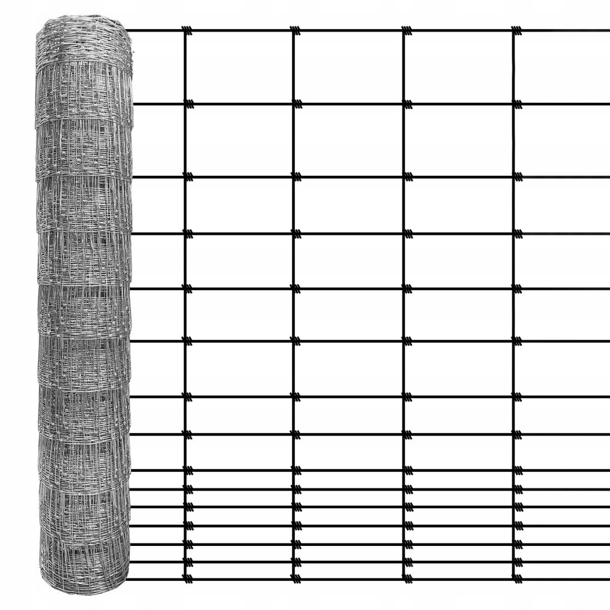 FOREST NET 150/15/30 G6 - 50m GALVANIZED hare roe deer boar field orchard forest