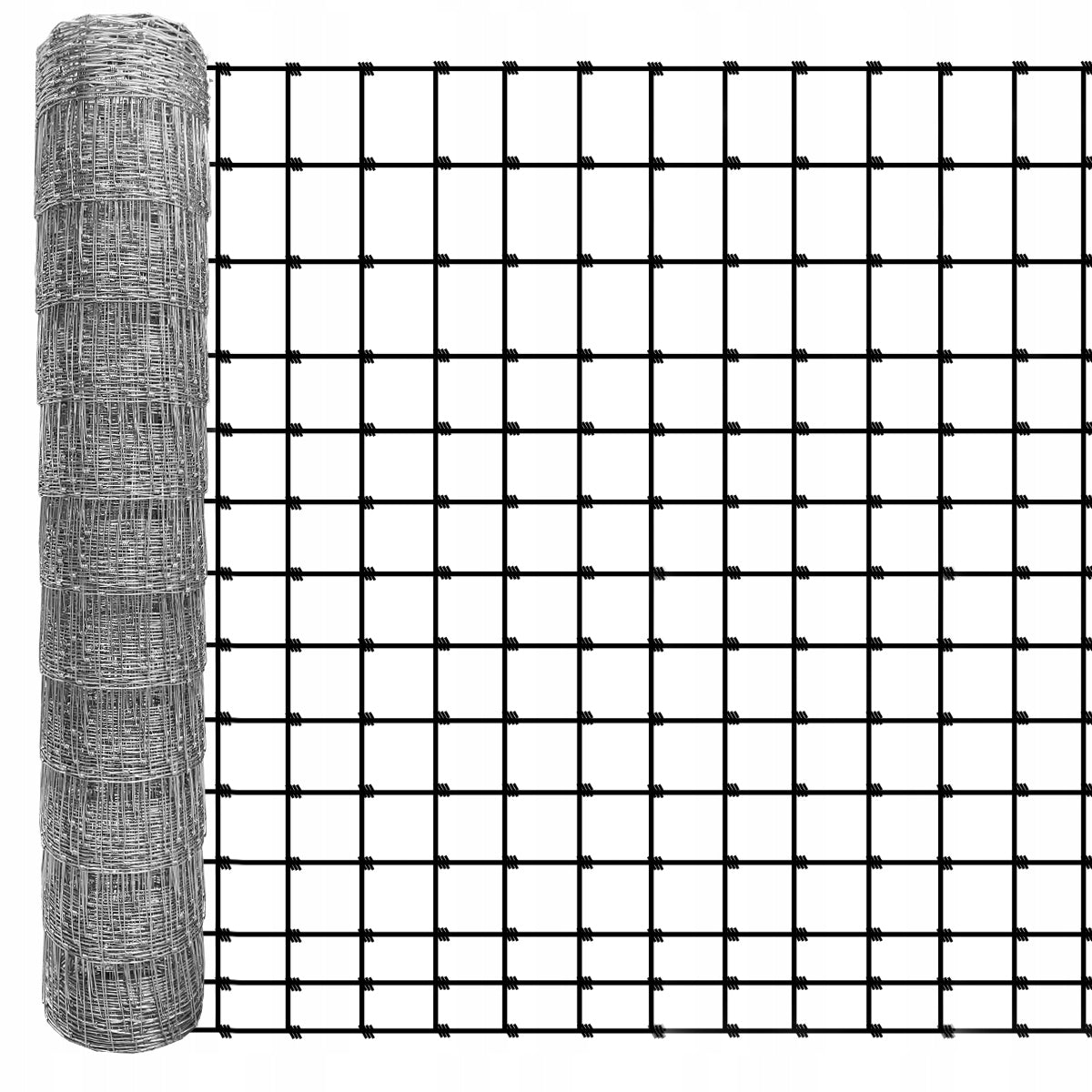 FOREST NET 200/14/15 L roll 50m GALVANIZED hare roe deer boar field orchard forest