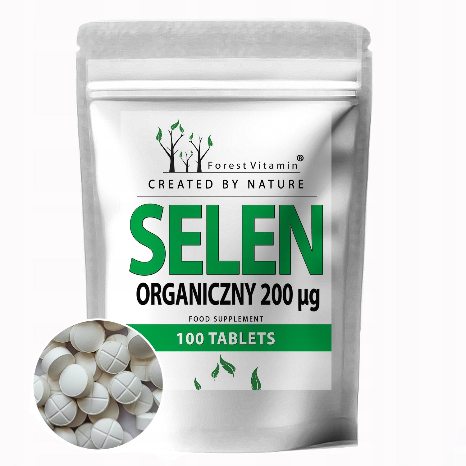 FOREST ORGANIC SELENIUM L- SELENOMETHIONINE 200mcg ANTIOXIDANT THYROID