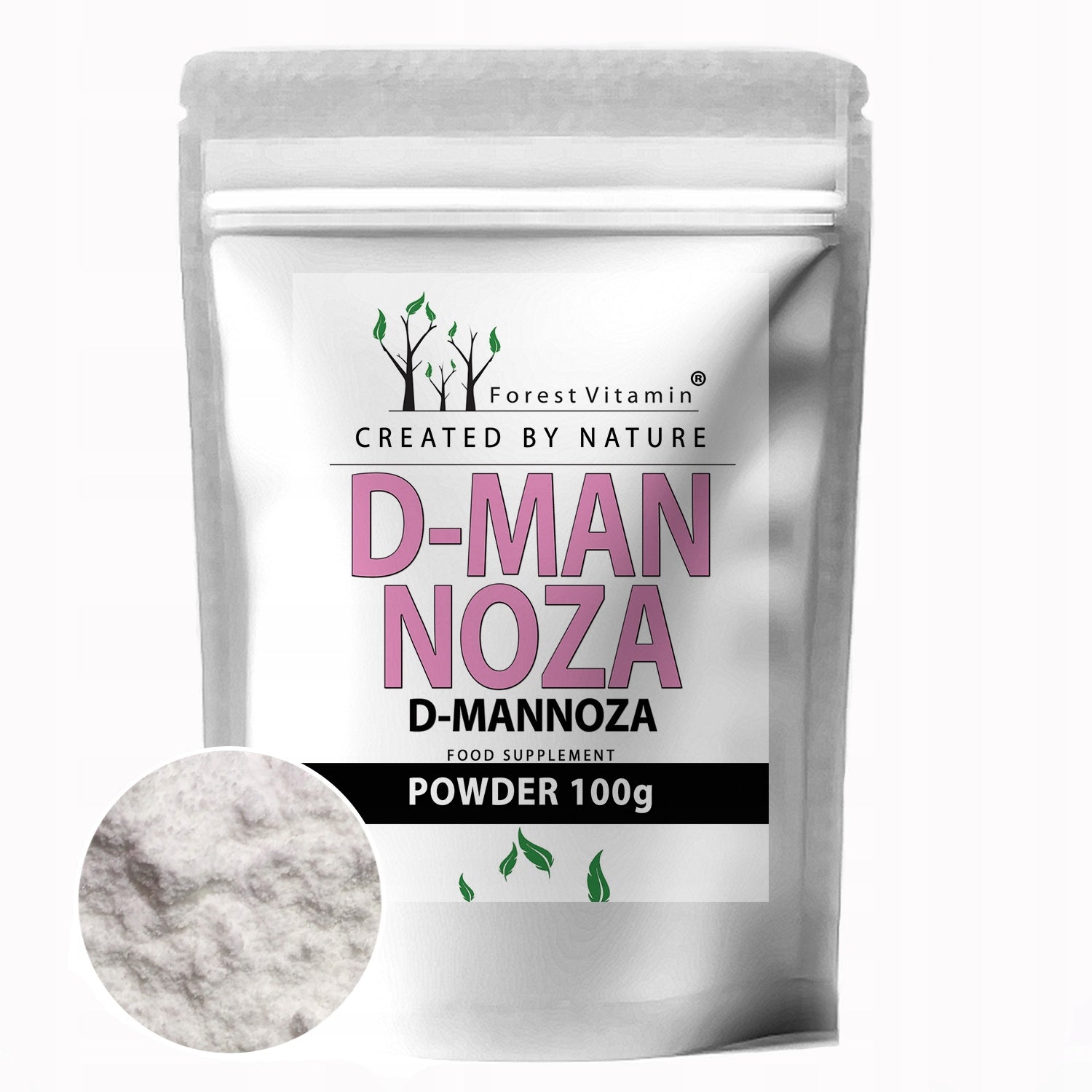 FOREST VITAMIN D-MANNOSE 100 G NATURAL URINARY TRACT SUPPORT