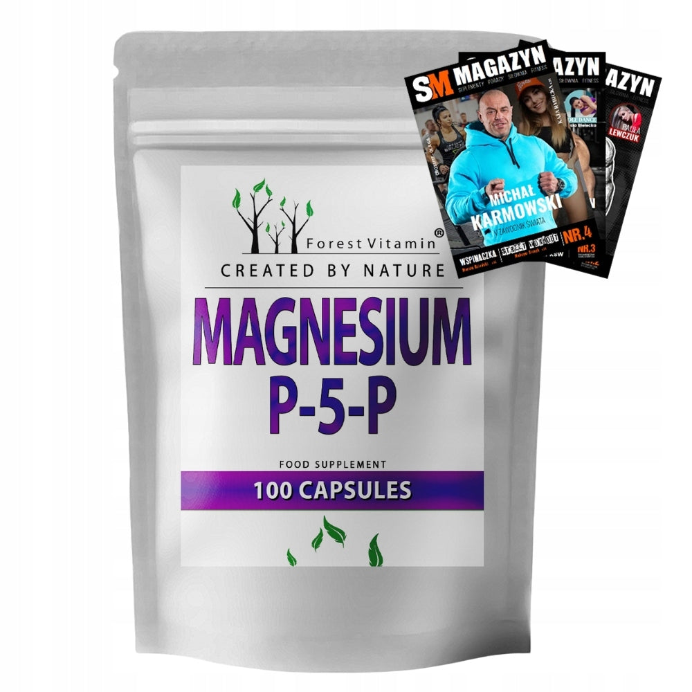 FOREST VITAMIN MAGNESIUM CITRATE 600 mg + B6 P-5-P 100 kaps HEART FATIGUE