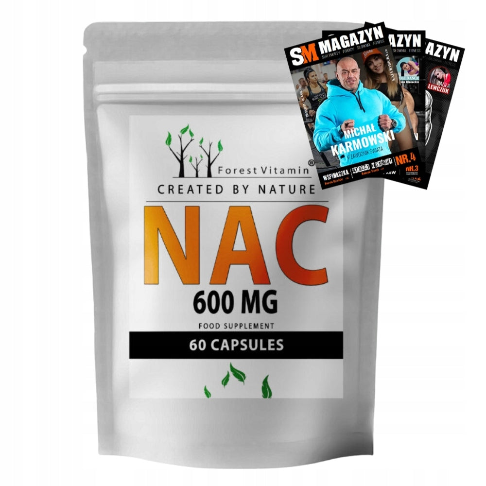 FOREST VITAMIN NAC 600 mg 60 kaps LIVER IMMUNITY RECOVERY