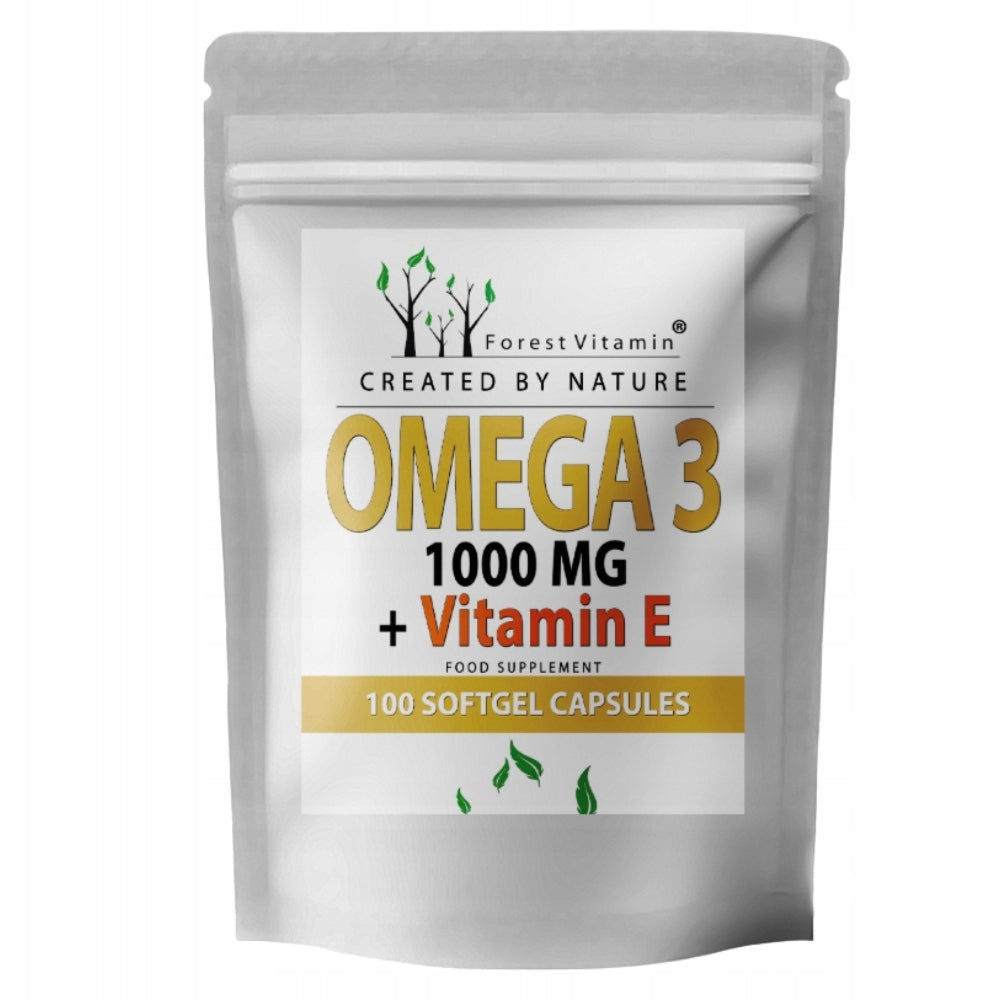 FOREST VITAMIN OMEGA 3 1000 MG+VITAMIN E 100CAPS MEMORY CONCENTRATION VISION Manufacturer code 0000016546