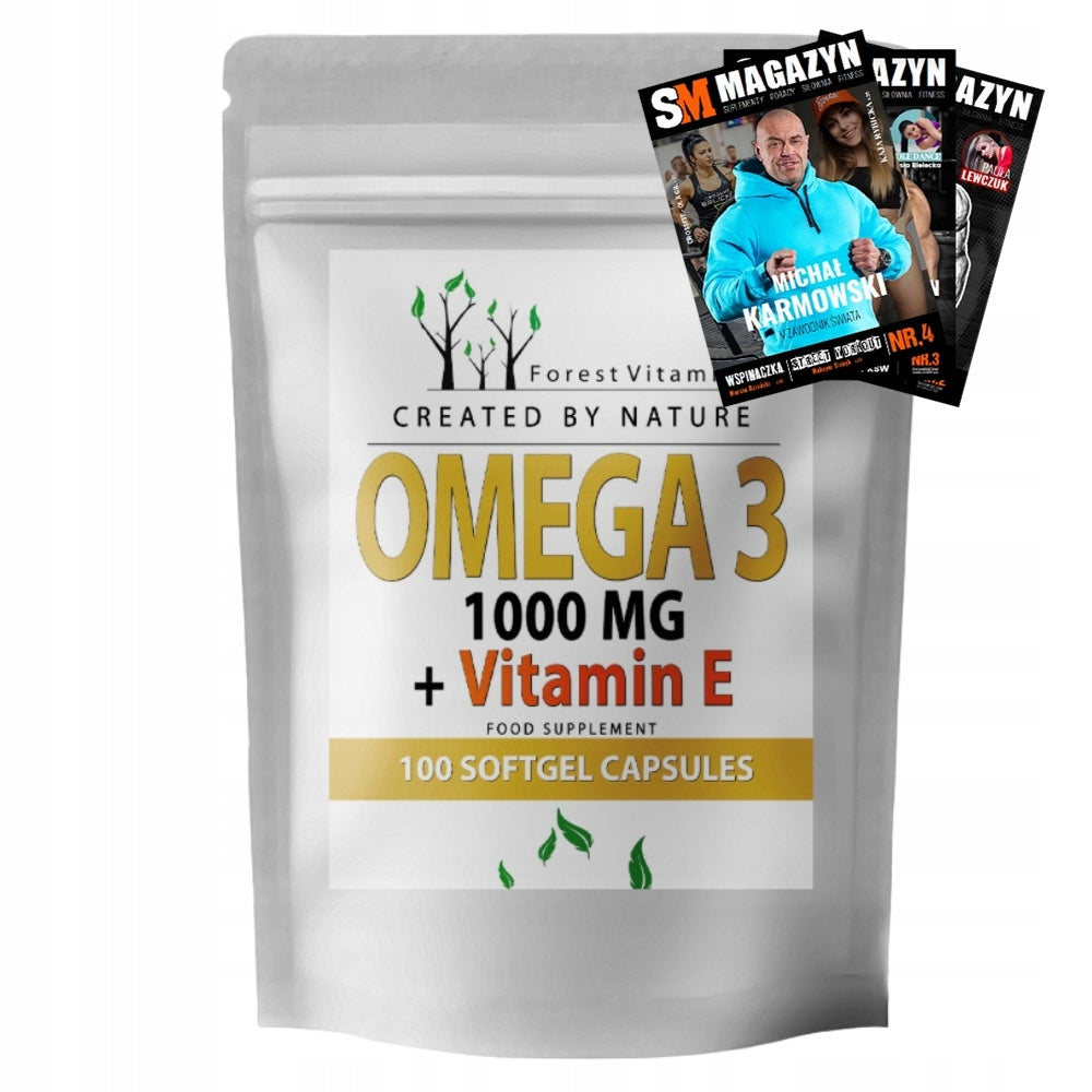FOREST VITAMIN OMEGA 3 1000 MG+VITAMIN E 100CAPS MEMORY CONCENTRATION VISION