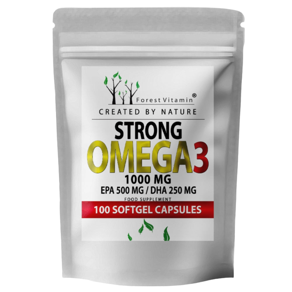 FOREST VITAMIN OMEGA 3 STRONG 100 KAPS CONCENTRATION MEMORY RESISTANCE HAIR Manufacturer code 0000016746