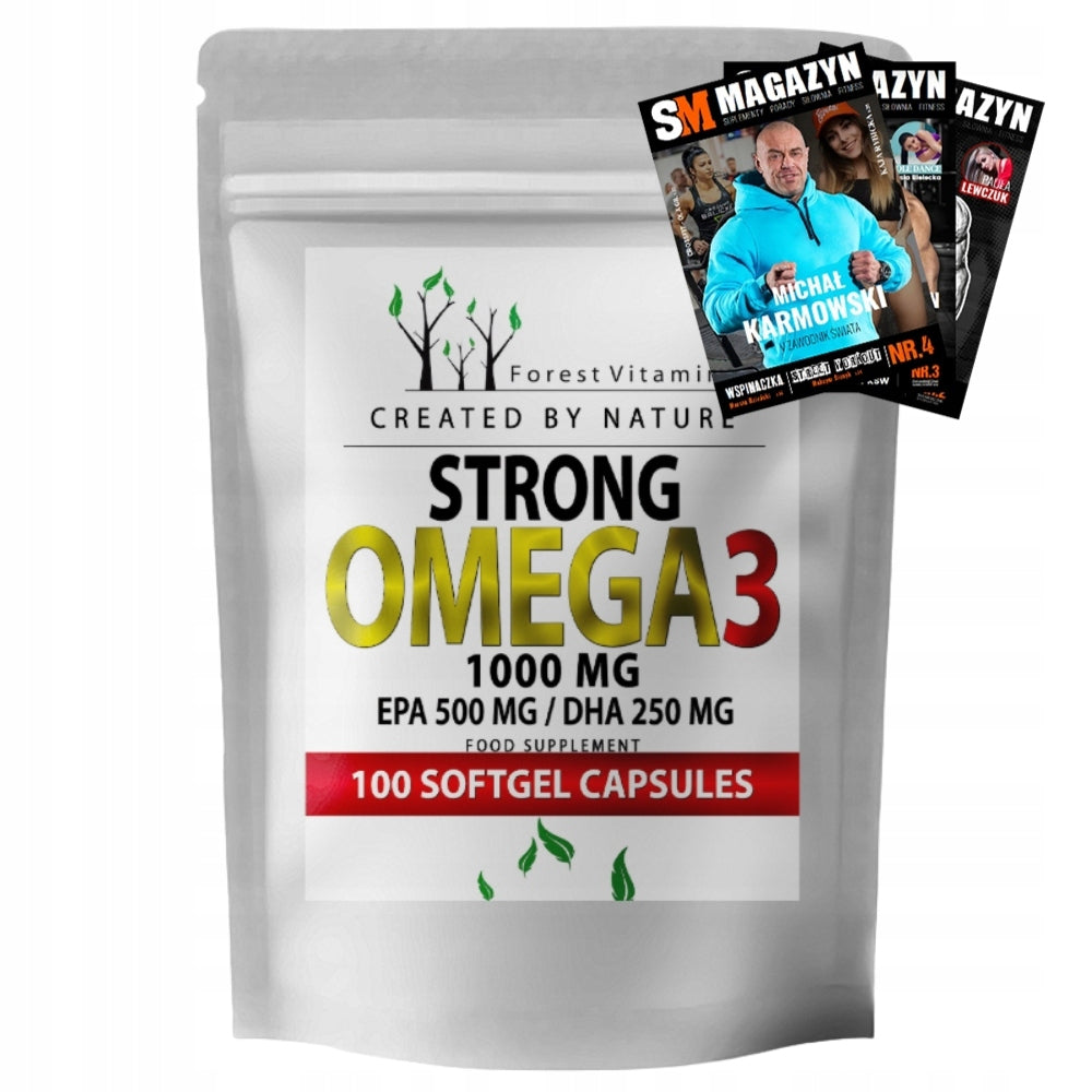 FOREST VITAMIN OMEGA 3 STRONG 100 KAPS CONCENTRATION MEMORY RESISTANCE HAIR