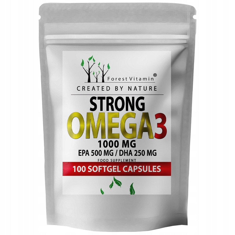 FOREST VITAMIN Strong Omega-3 100caps EPA DHA SKIN HEART BRAIN IMMUNITY