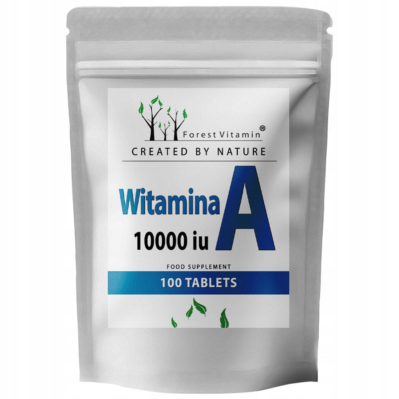FOREST VITAMIN Vitamin A 10000 IU 100tabs HAIR SKIN NAILS VISION