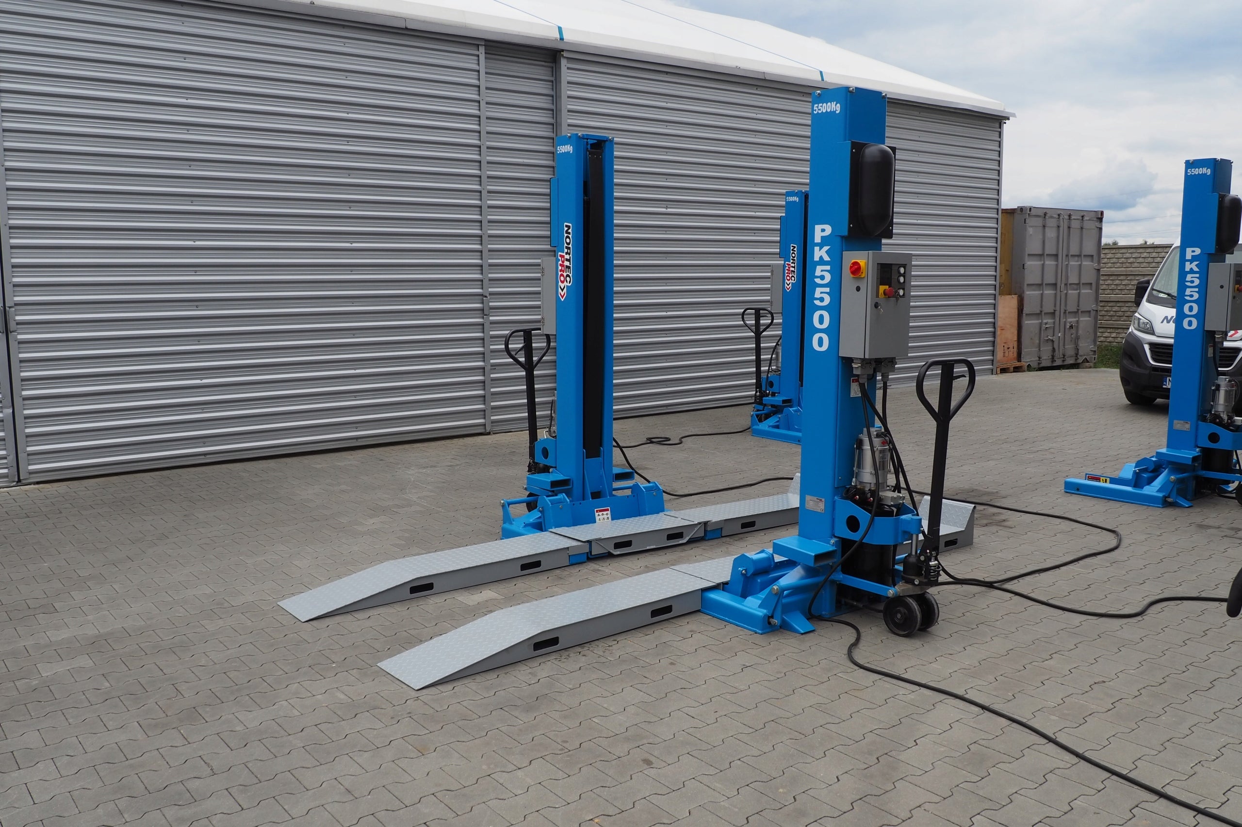 FORKLIFT ADAPTER FOR FORKLIFT TRUCKS UP TO 12 TONS FORKLIFT DUO NORTEC Brand Nortec