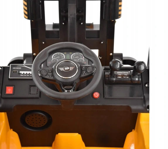 FORKLIFT TOY BATTERY HECHT 52108 YELLOW Power 2x40W Kid's age 3+ years