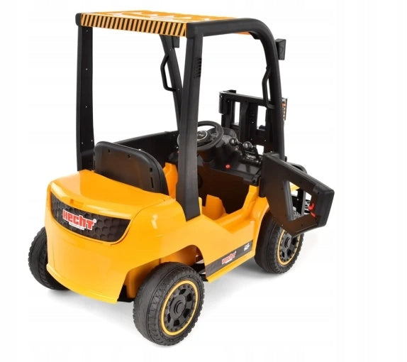 FORKLIFT TOY BATTERY HECHT 52108 YELLOW Power 2x40W Packaging status original