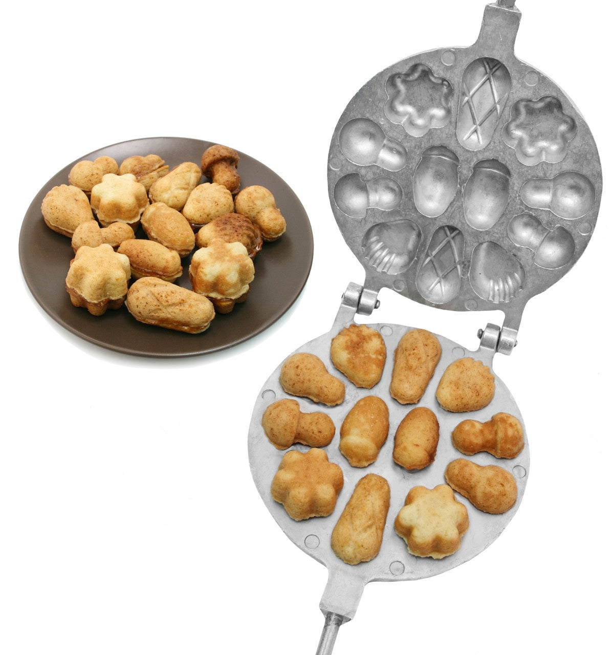 FORM COOKIE BAKING TOASTER IN DIFFERENT SHAPES MIX OF PEANUTS #73
