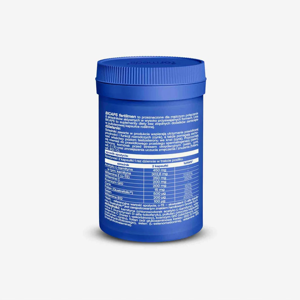 FORMEDS BICAPS FertilMEN For Men's Fertility Support 8 Ingredients 60caps Brand ForMeds
