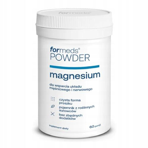 FORMEDS Powder Magnesium, magnesium citrate, nervous system, 60 servings