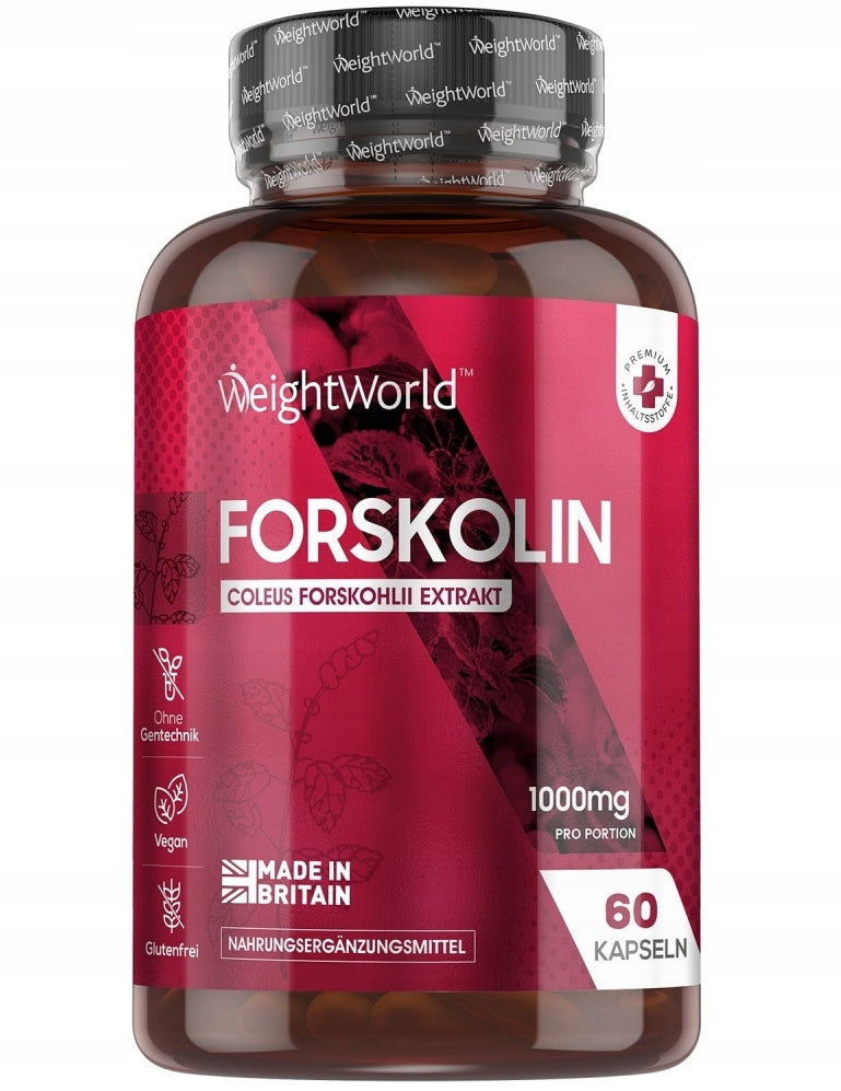 FORSKOLIN 1000mg - 60 capsules - INDIAN NETTLE ROOT EXTRACT