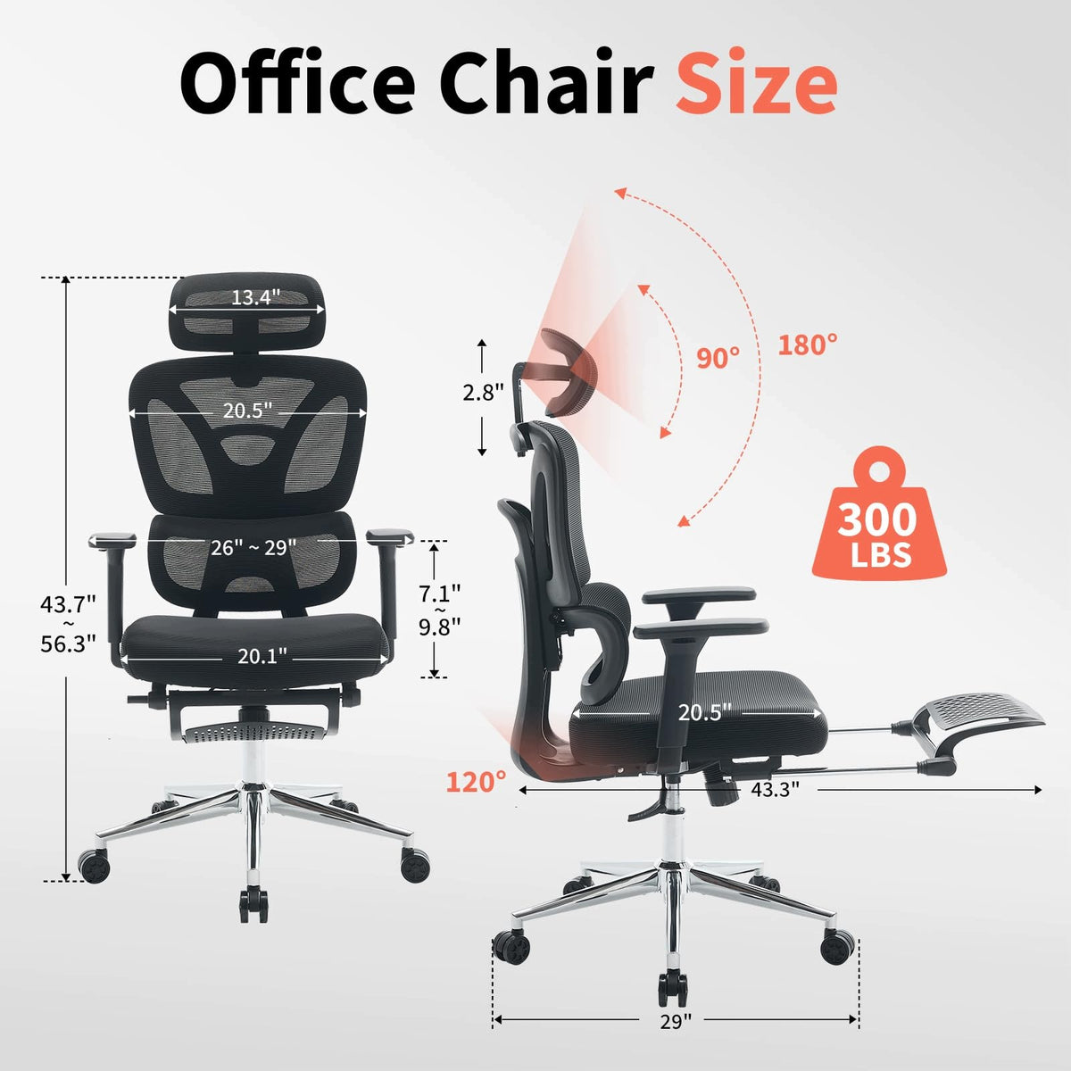 FOTEL BIUROWY OBROTOWY ERGONOMICZNY SIATKOWY PODNÓŻKIEM REGULOWANY ZAGŁÓWEK Medical device no