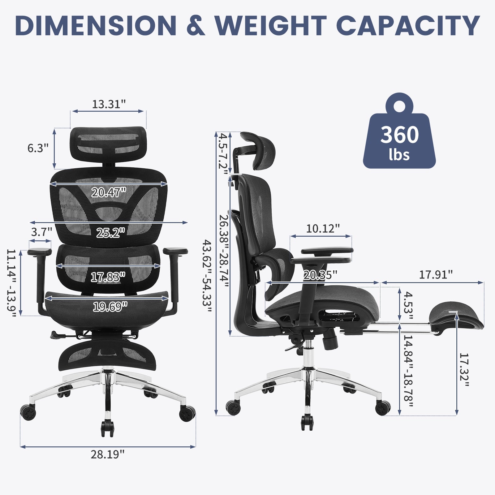 FOTEL BIUROWY OBROTOWY ERGONOMICZNY Z PODNÓŻKIEM ODDYCHAJĄCA SIATKA OPARCIE Medical device no