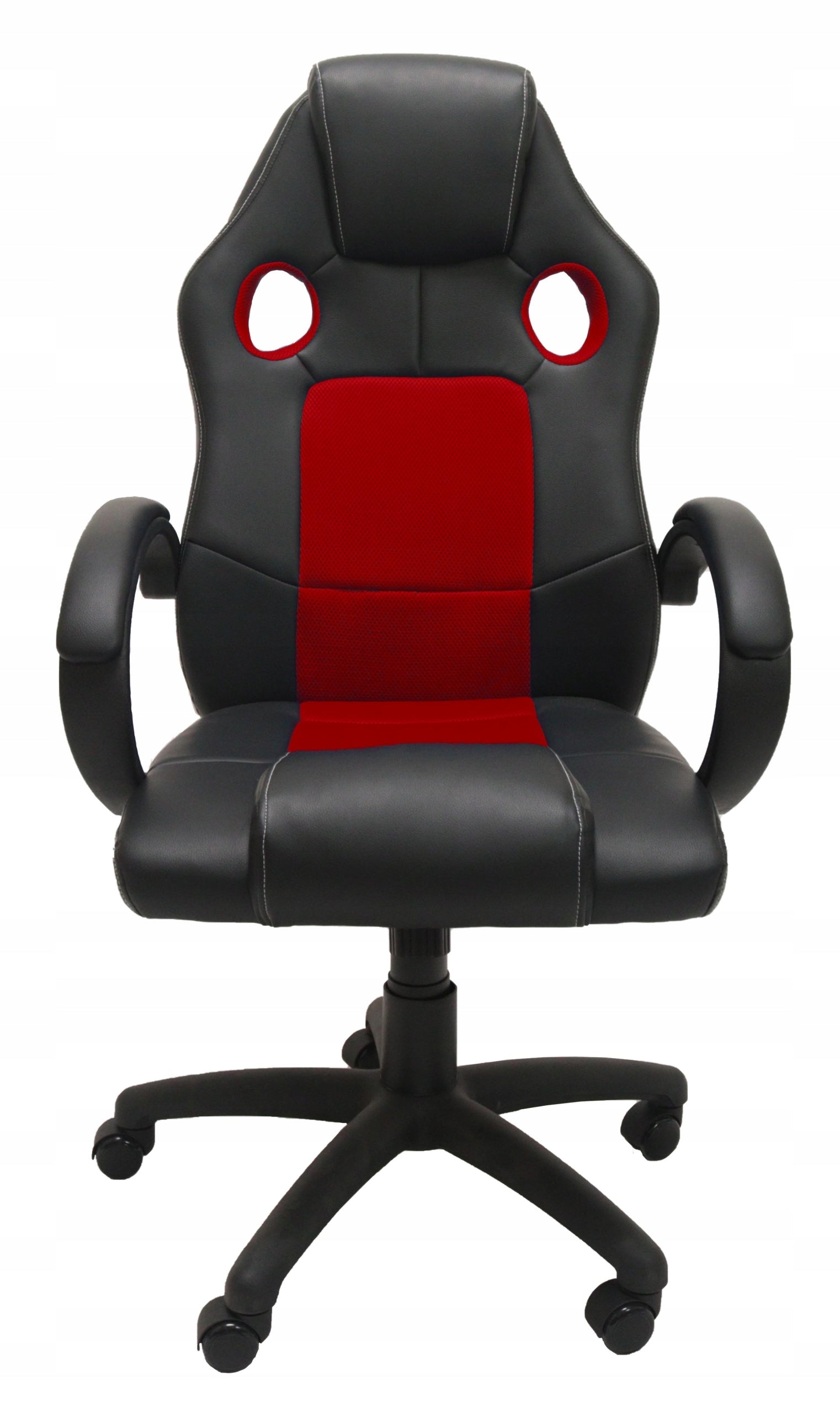 Biuro kėdė Enzo, juoda/raudona