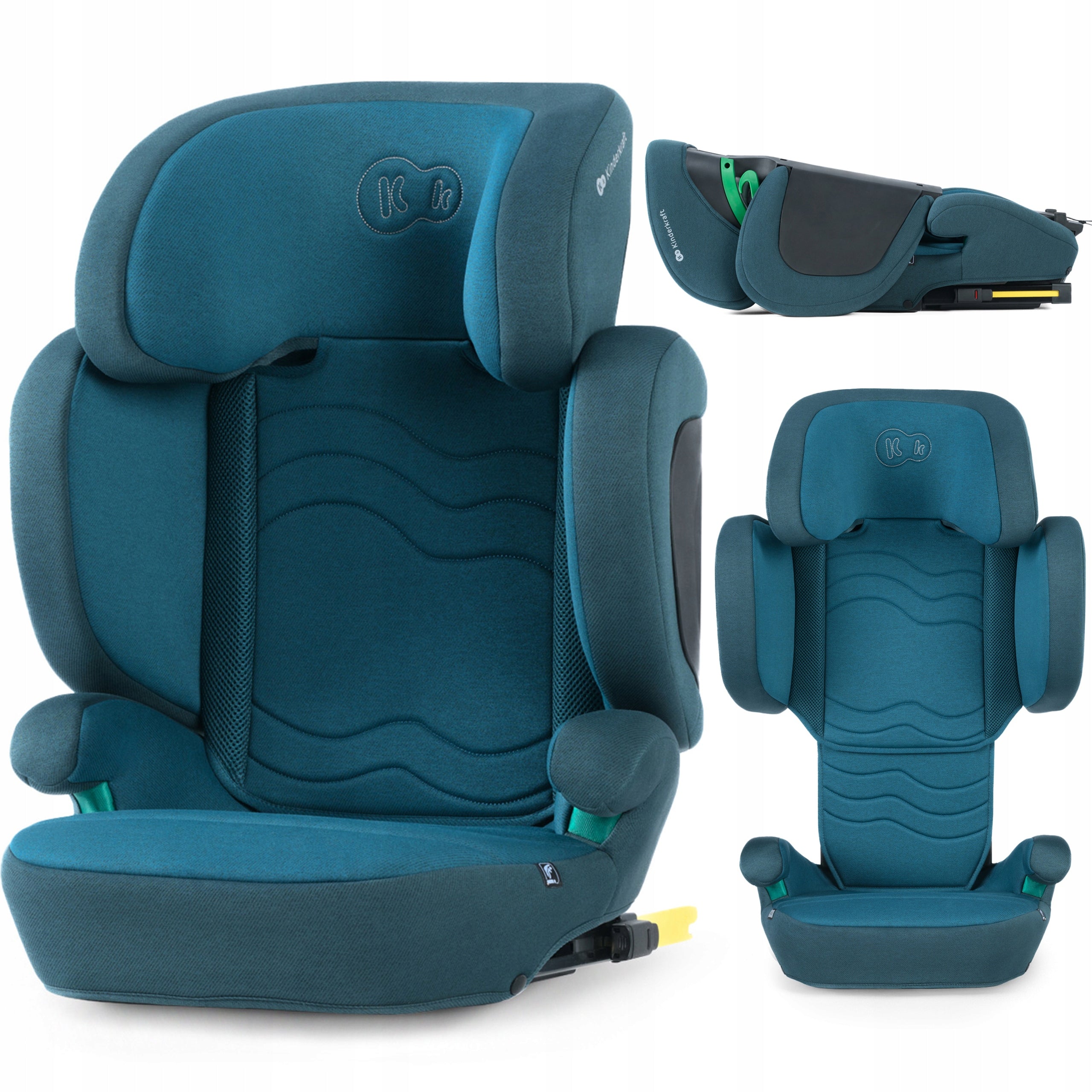 Automobilinė kėdutė Kinderkraft Xpand 2 i-Size, 15-36 kg, harbor blue