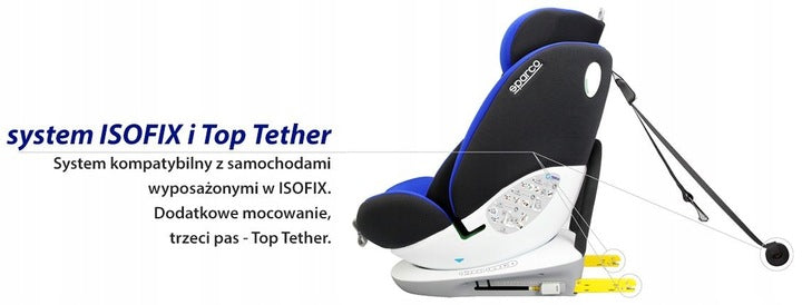 Automobilio kėdutė Sparco, mėlyna SK3000I_BL