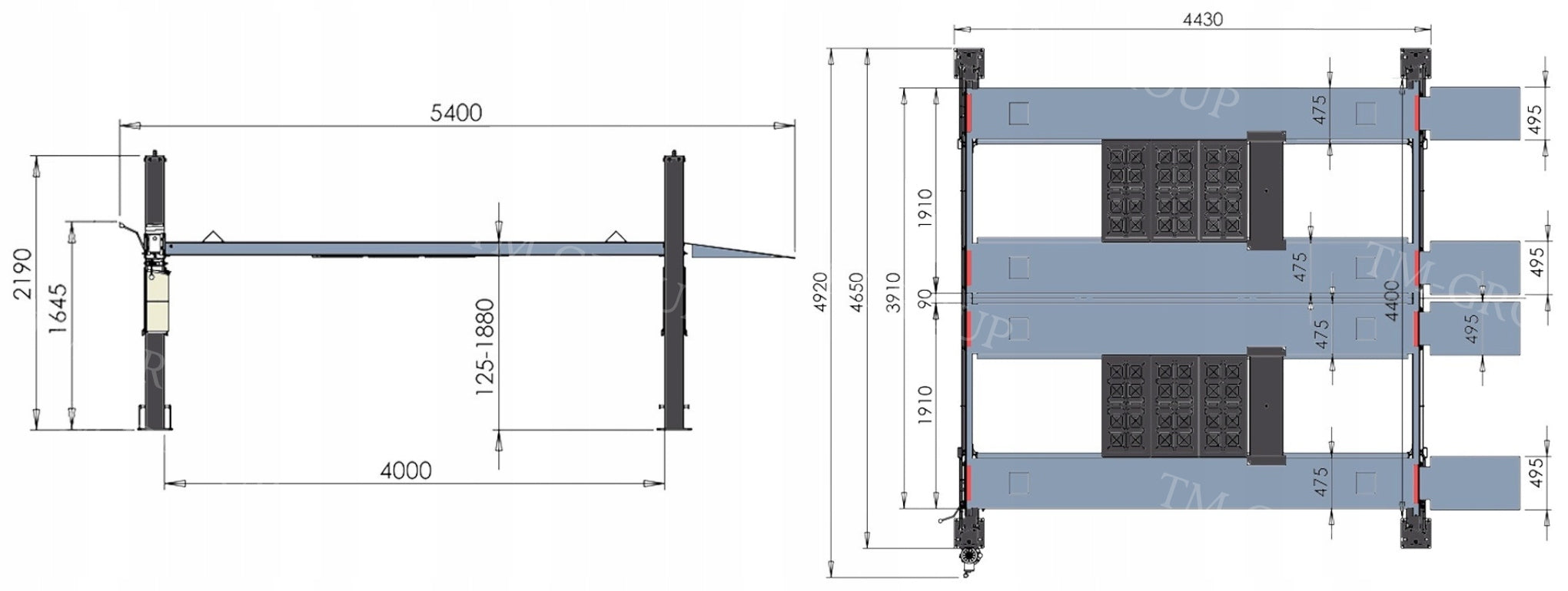 FOUR-COLUMN GARAGE TWO-CAR WORKSHOP Manufacturer code 4SF-4200D