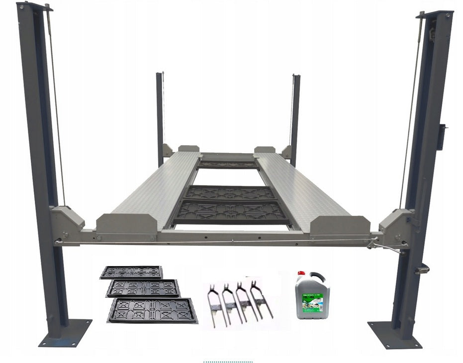 FOUR-COLUMN PARKING LIFT GRUBBER XP4010 CARPARK 4000KG 230V