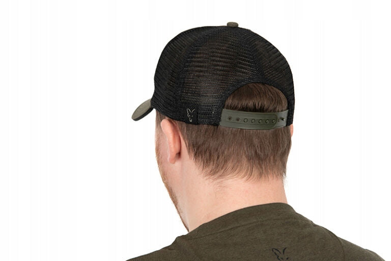 FOX BASEBALL CAP GREEN BLACK MESH Brand Fox