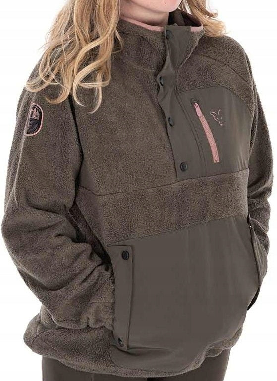 FOX EXPLORER FLEECE HOODED JACKET WOMEN'S SIZE L