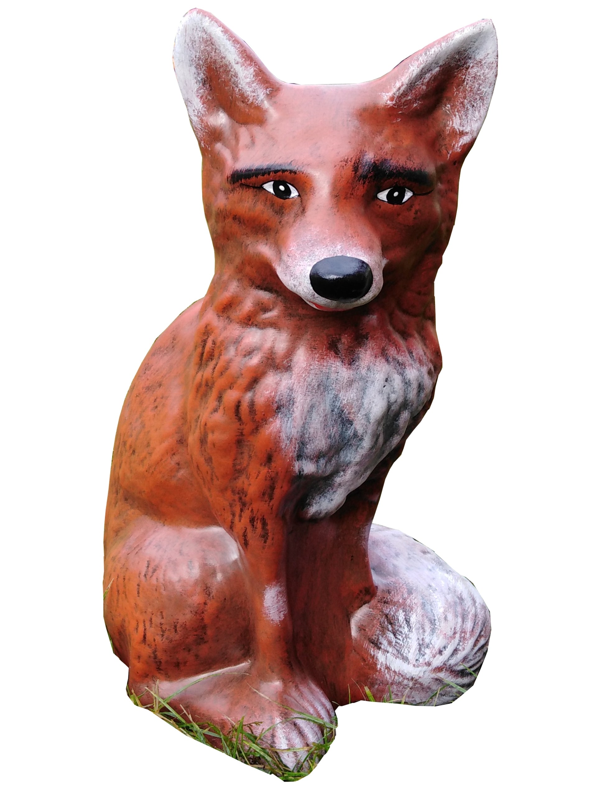 FOX LARGE XL FIGURINE GARDEN GIFT DECORATION