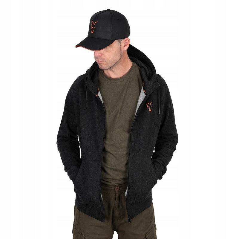 FOX Sweatshirt Collection LW Hoody Black & Orange size. XXL Size XXL