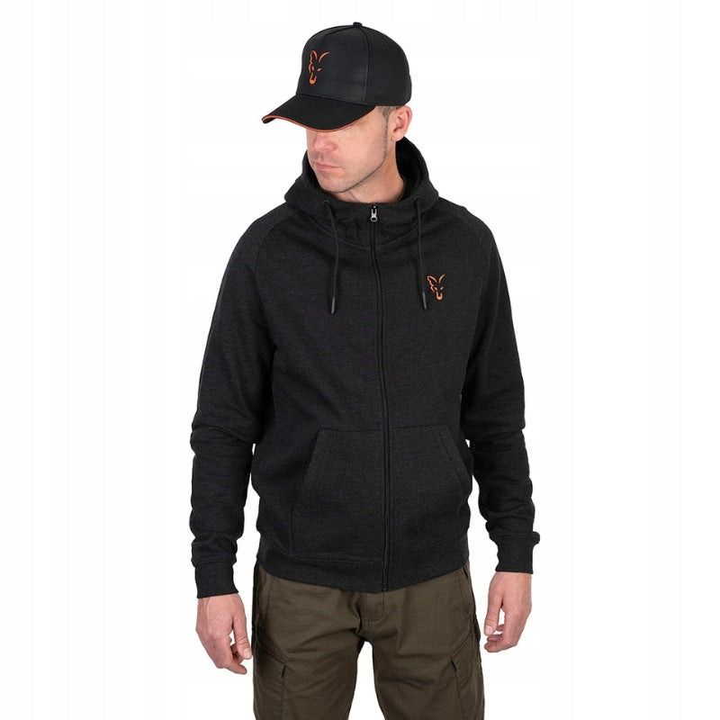 FOX Sweatshirt Collection LW Hoody Black & Orange size. XXL