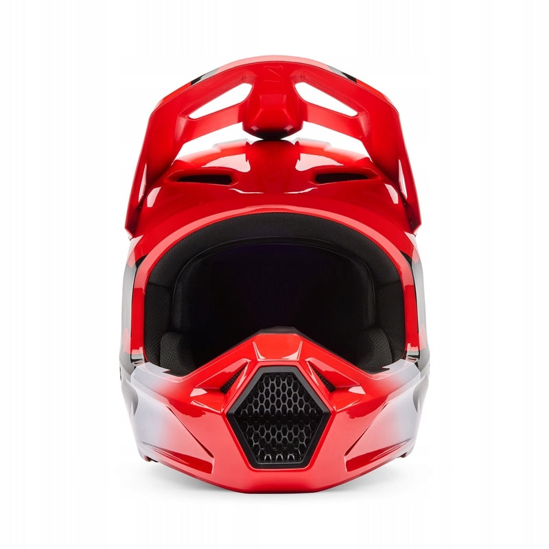 FOX V1 SHIELD FLUO RED HELMET (XL) Manufacturer Fox