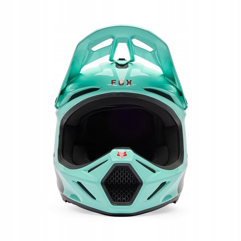 FOX V3 DRIP TURQUOISE HELMET (M) Manufacturer's catalog number V3 DRIP-HLMT_36391-295_M