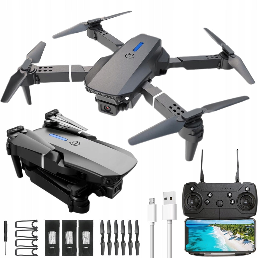 FPV DRONE WITH 4K WIFI CAMERA FOR KIDS FLYING AT NIGHT HOVERING AND BEGINNERS