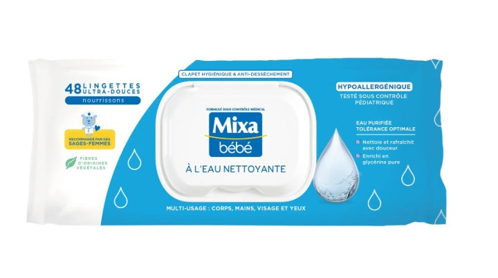 FR Eko MIXA WET WIPES FOR INFANTS FACE BODY 48 PCS Packaging status original