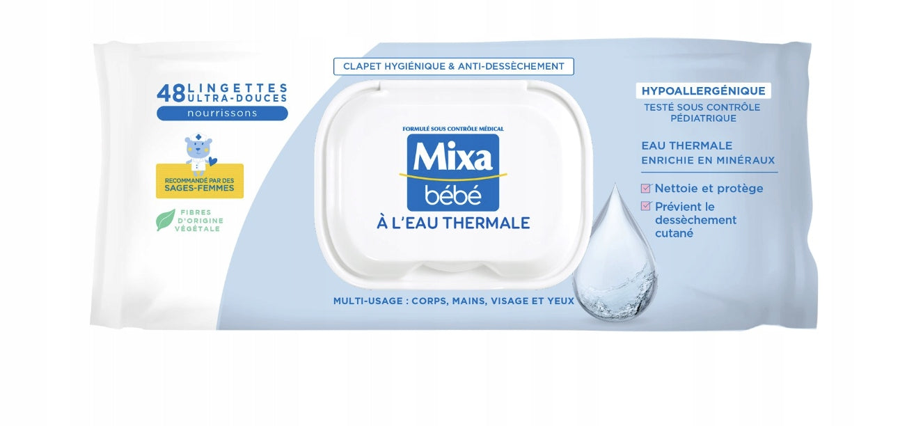 FR Eko MIXA WET WIPES FOR INFANTS FACE BODY 48 PCS