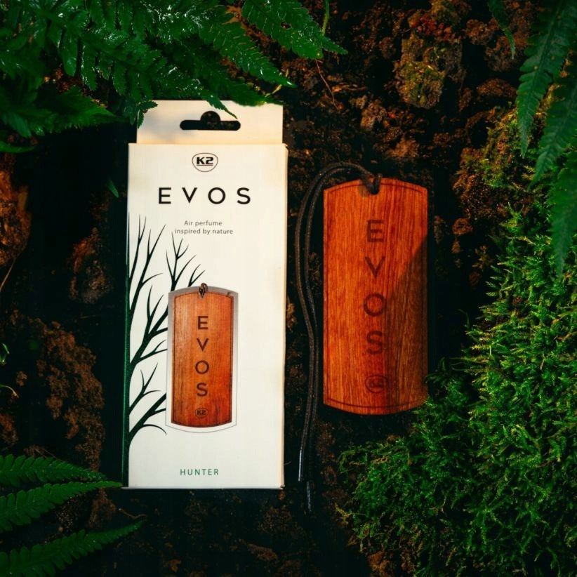 FRAGRANCE FOR CAR PERFUME FOR CAR K2 EVOS HUNTER BOTTLE 50ML + PENDANT Kind atomizers