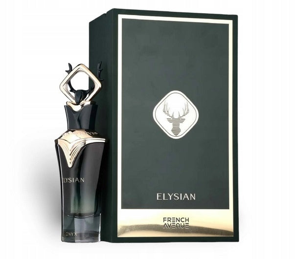 FRAGRANCE WORLD FRENCH AVENUE ELYSIAN ONYX 80ML EAU DE PARFUM PERFUME