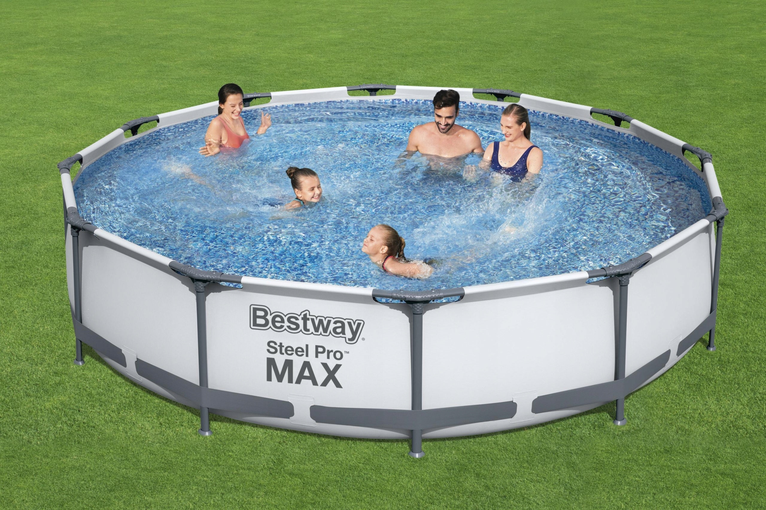 FRAME POOL BESTWAY GARDEN 366x76 PUMP FILTER CAP SET 8in1 Brand Bestway