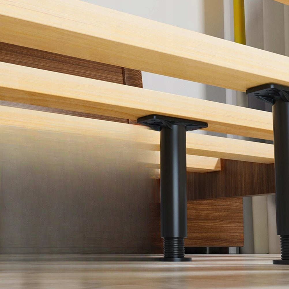 FRAME SUPPORT FOR TWIN BED SIZE BLACK 2 PCS Customs tariff code 39263000