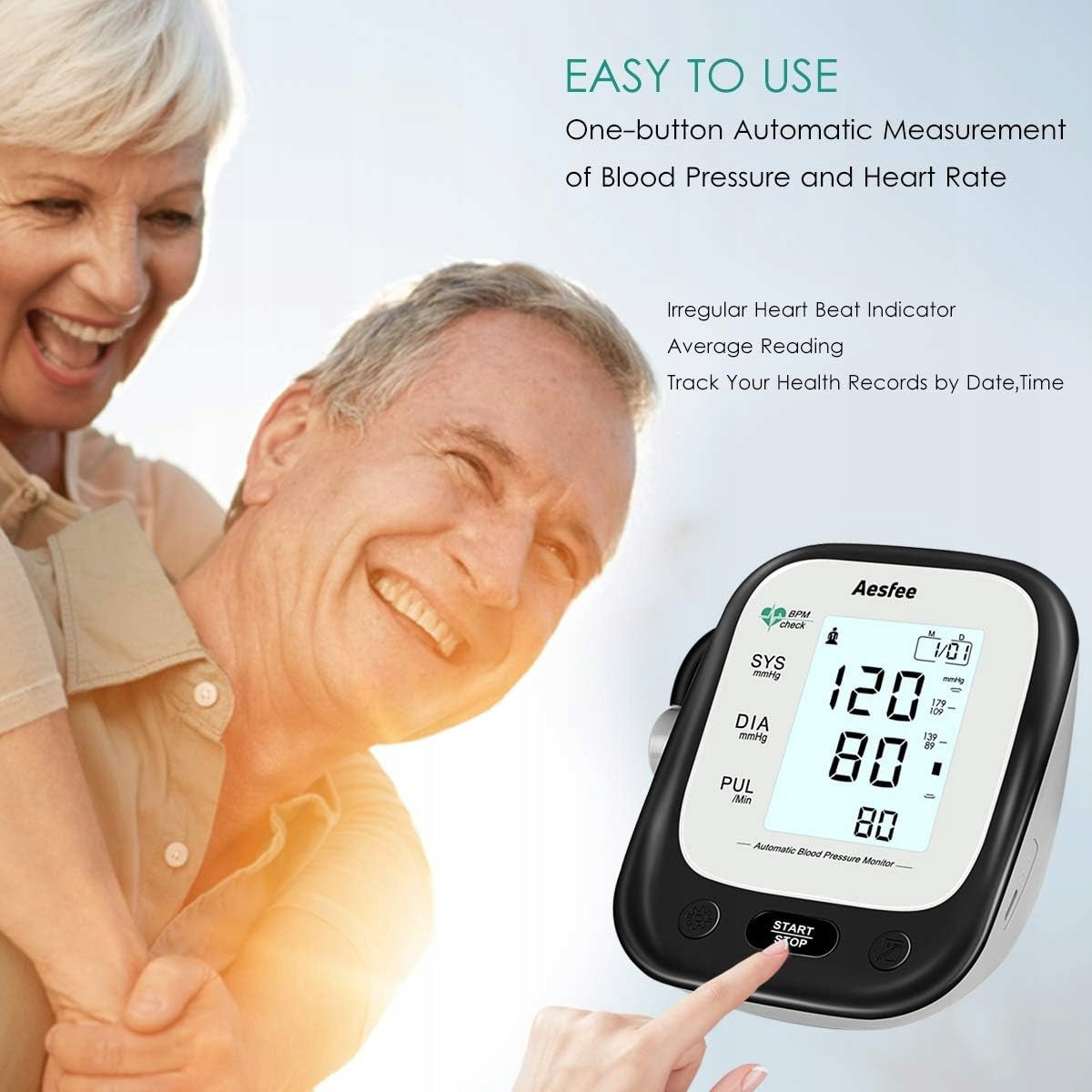 FRAMED BLOOD PRESSURE MONITOR FOR HOME USE HEART RATE EAN (GTIN) 0000992663238