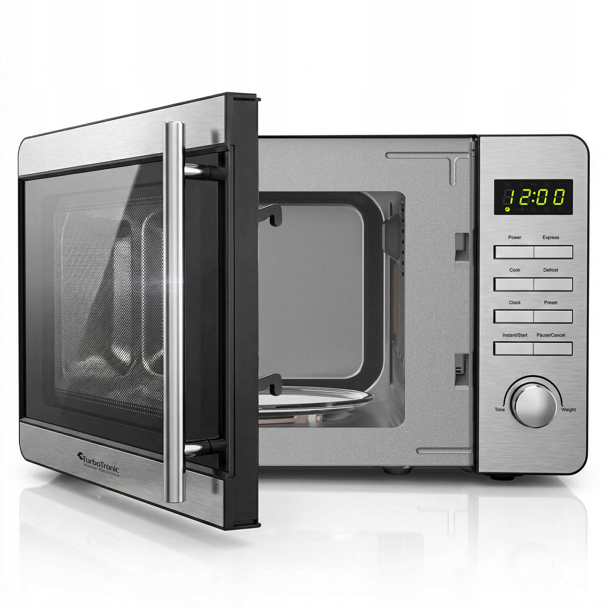 FREESTANDING DIGITAL MICROWAVE OVEN 8 PROGRAMS LOCK 20L 700W Brand TurboTronic By Z-LINE