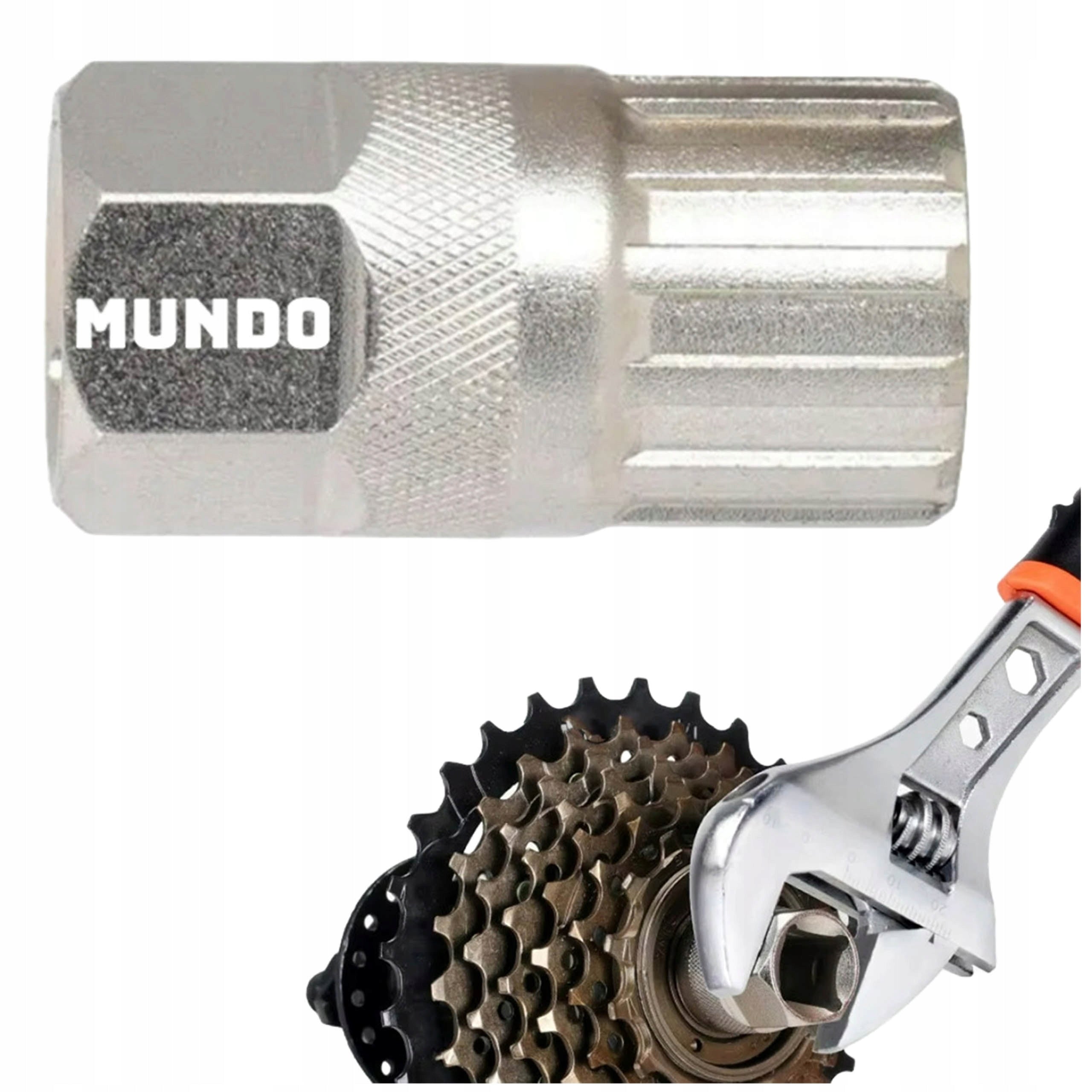FREEWHEEL WRENCH FOR BICYCLE CASSETTES MUNDO CASSETTE WRENCH Product weight with unit packaging 0.07 kg
