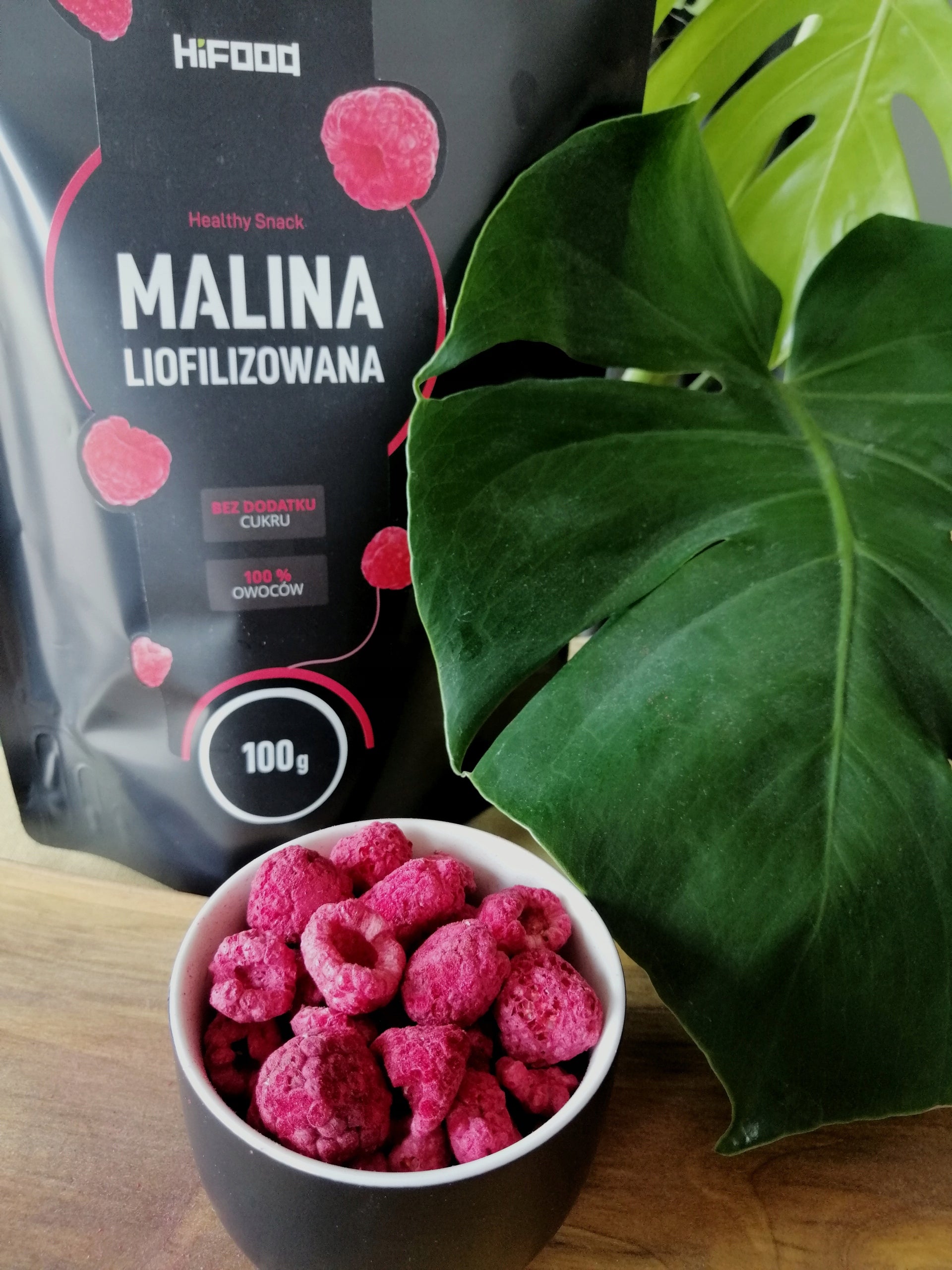 FREEZE-DRIED RASPBERRY WHOLE FREEZE-DRIED Raspberry 50g WHOLE Poland PREMIUM EAN (GTIN) 5904292453320