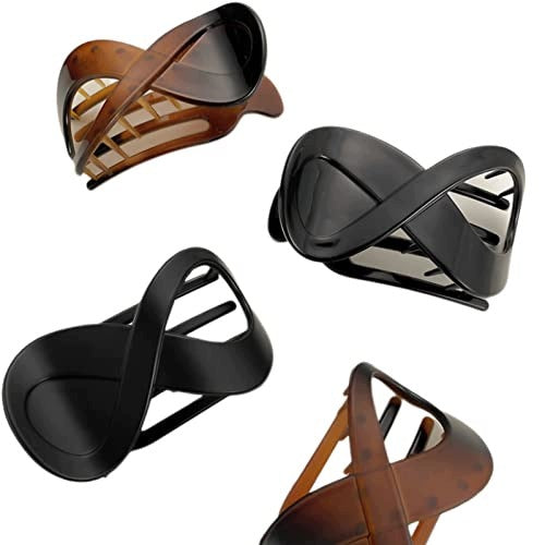 FRENCH HAIR CLIPS ELEGANT FOR WOMEN GIRLS SET OF 2 Manufacturer code Producent niezależny
